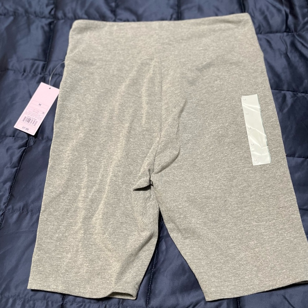 NWT Grey Women’s Bikershorts Size Medium